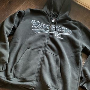Monterey  Californian Zip Up Hoodie